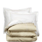 Dekbedovertrek Bumblebee - Beige Sand/White